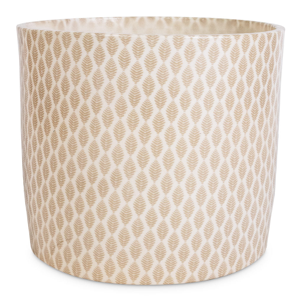 Lazzaro Plant Pot - Taupe Garland Large