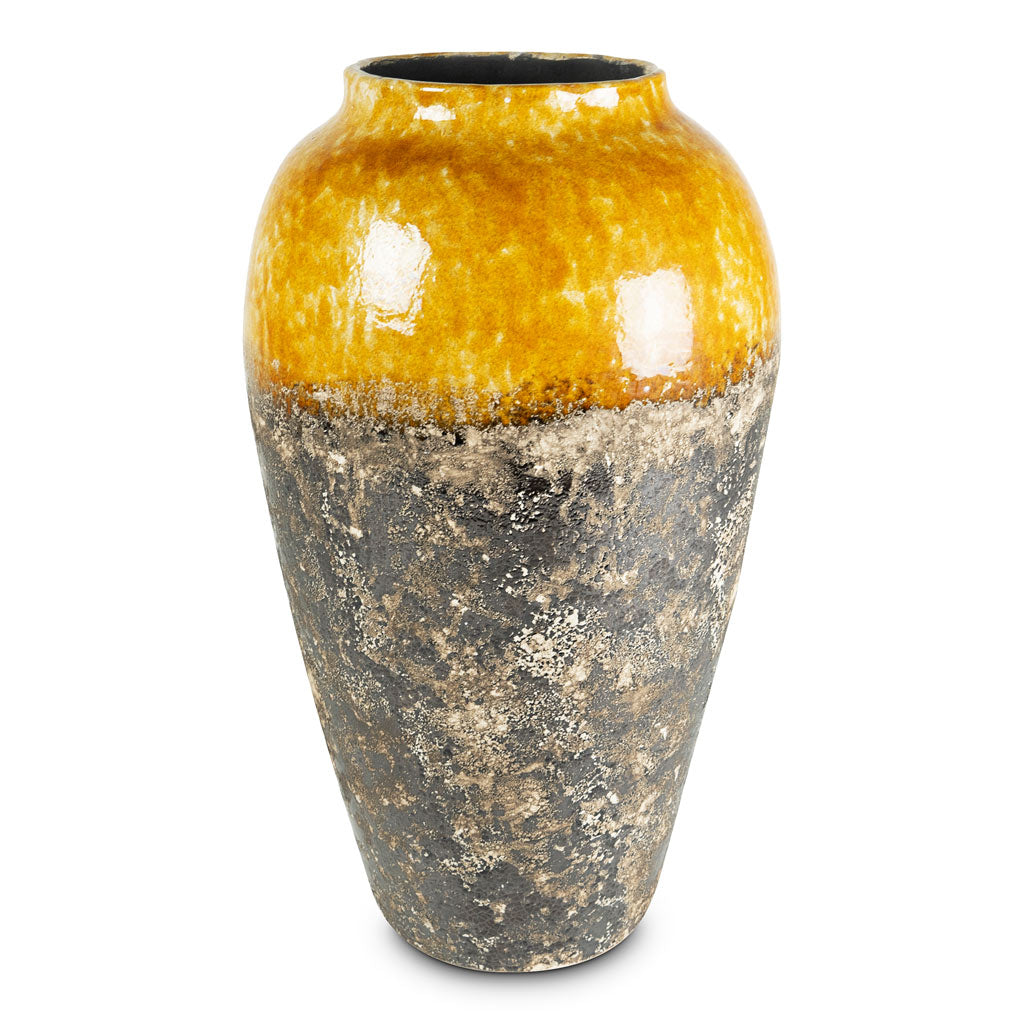 Lindy Vase Ochre - 28x50cm