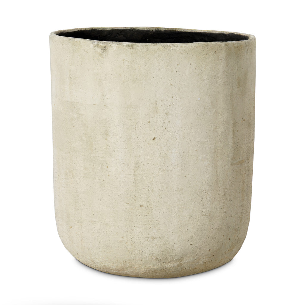 Madoka Sabi Cylinder Planter Wabi Beige 56x62cm