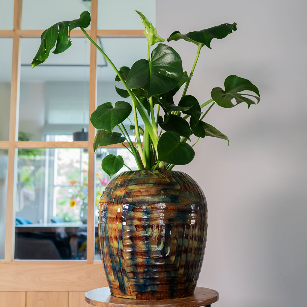 Mette Tall Metal Pot Marrakesh - 35x36cm