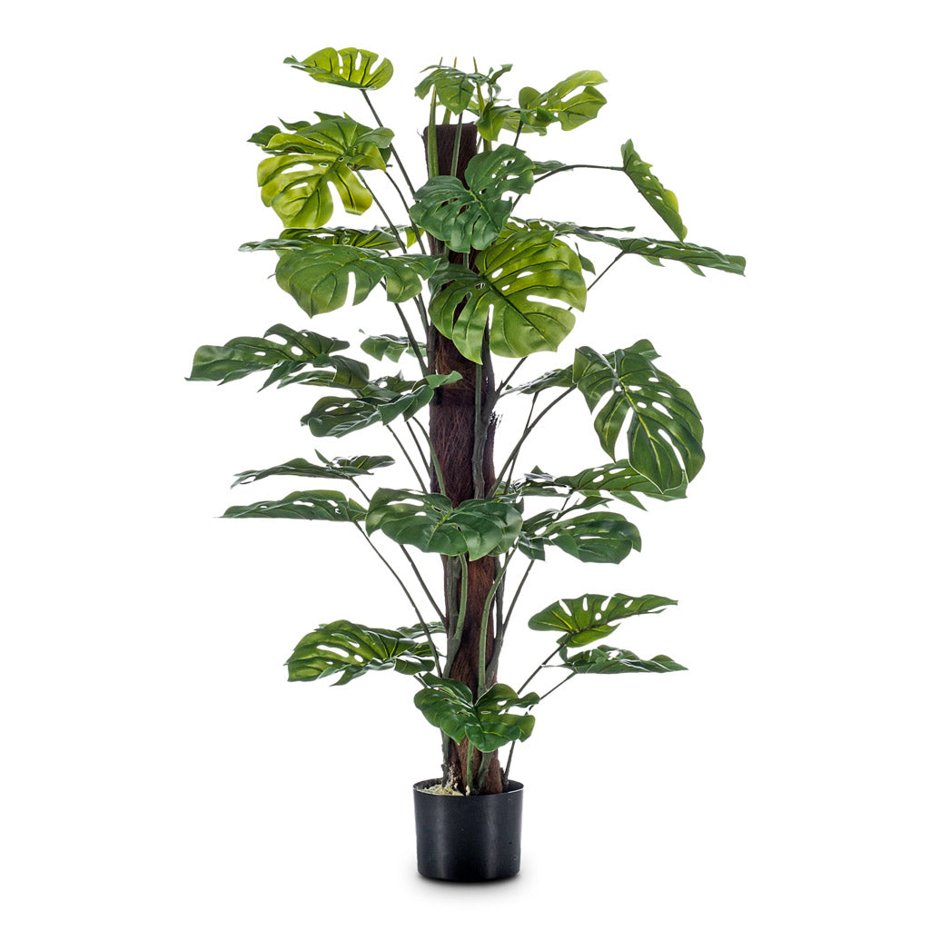 Monstera on Pole - Artificial - 120cm