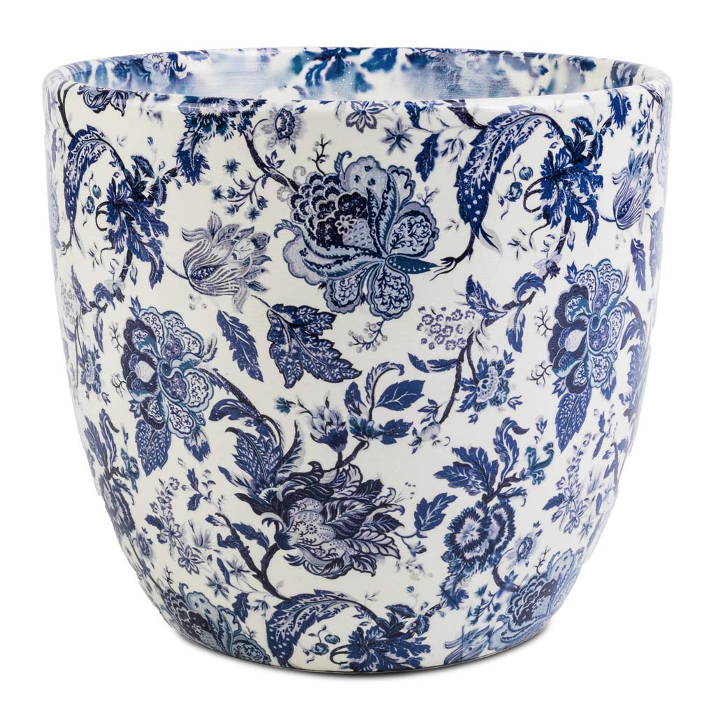 Monza Plant Pot - Vintage Blue - 17 x 17cm