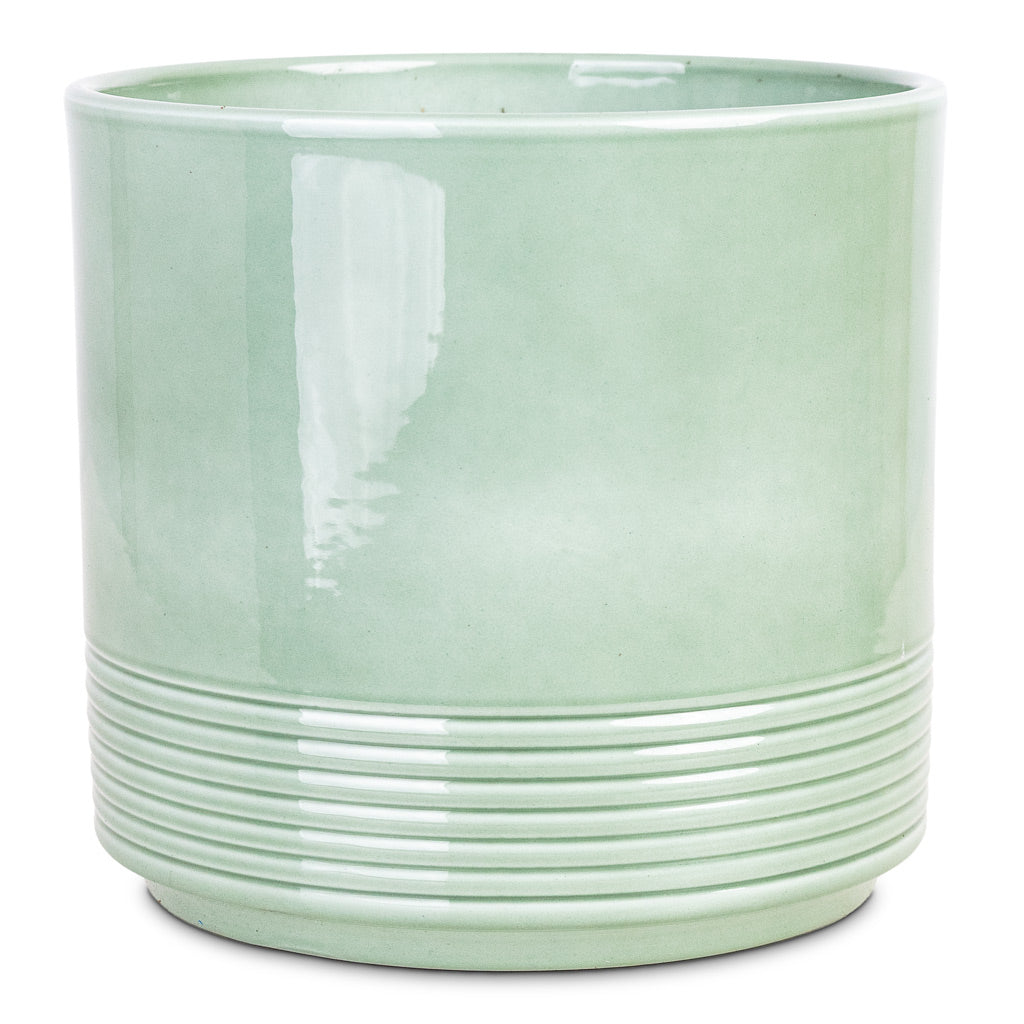 MunichPot Green Gloss 16.5x14.5cm