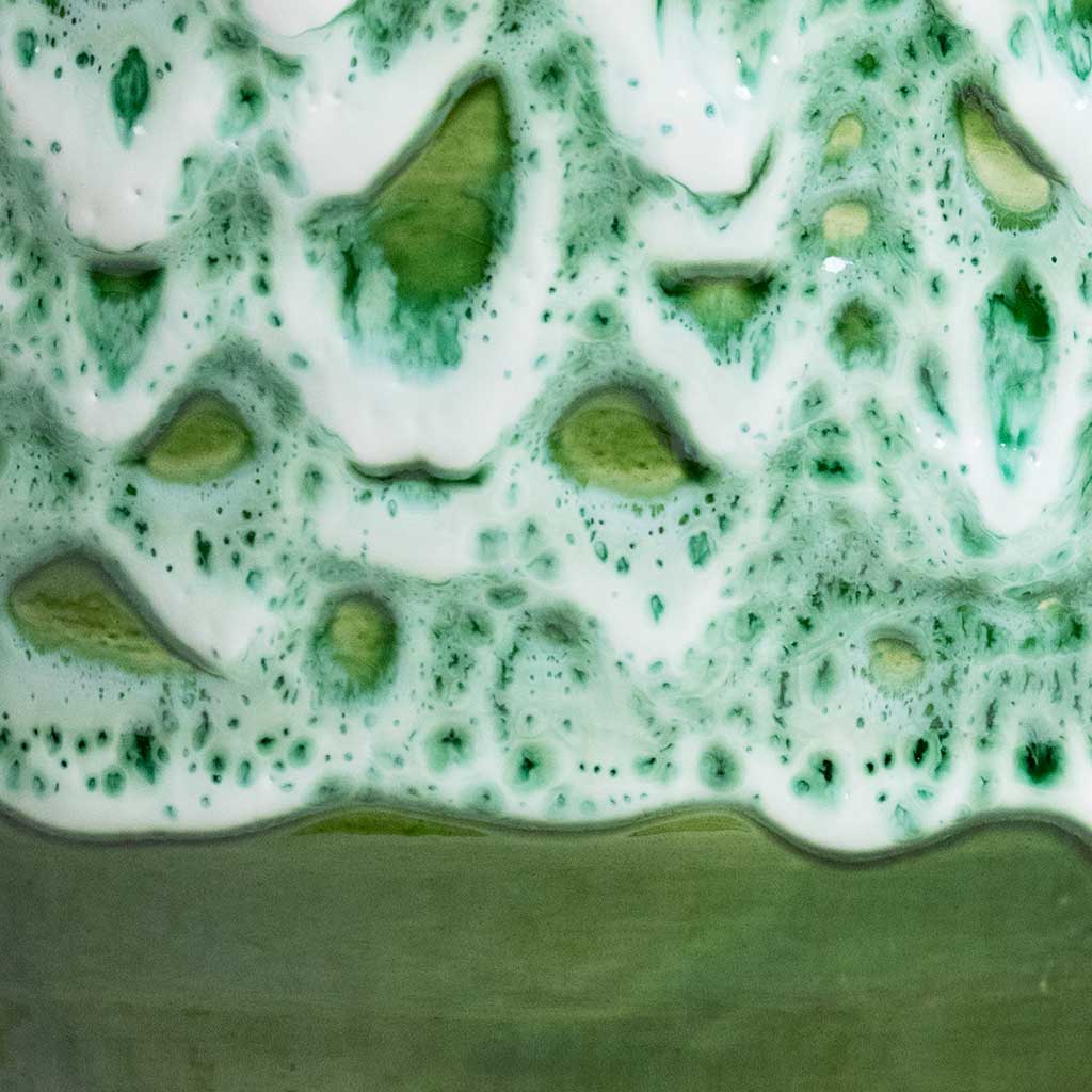 Ocean Glaze Plant Pot - Emerald