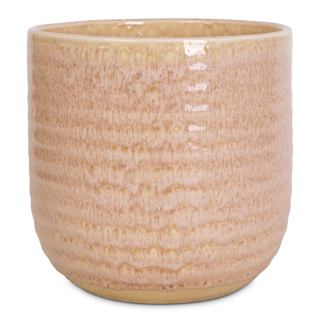 Ocean Glaze Plant Pot - Morganite - 16 x 16cm
