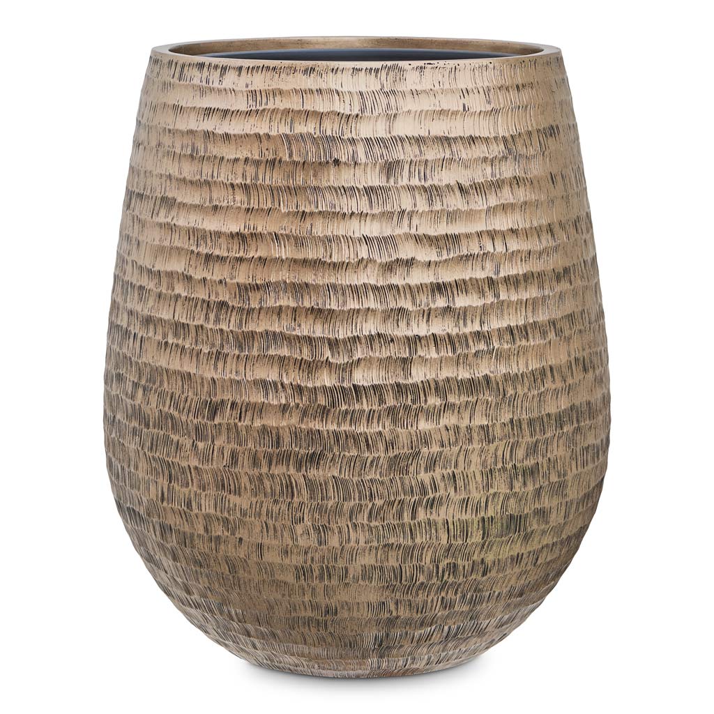 Opus Hammered Darcy Planter Gold 45x48cm