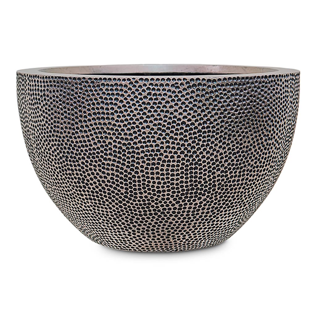 Opus Hit Bowl Planter Silver 45x27cm