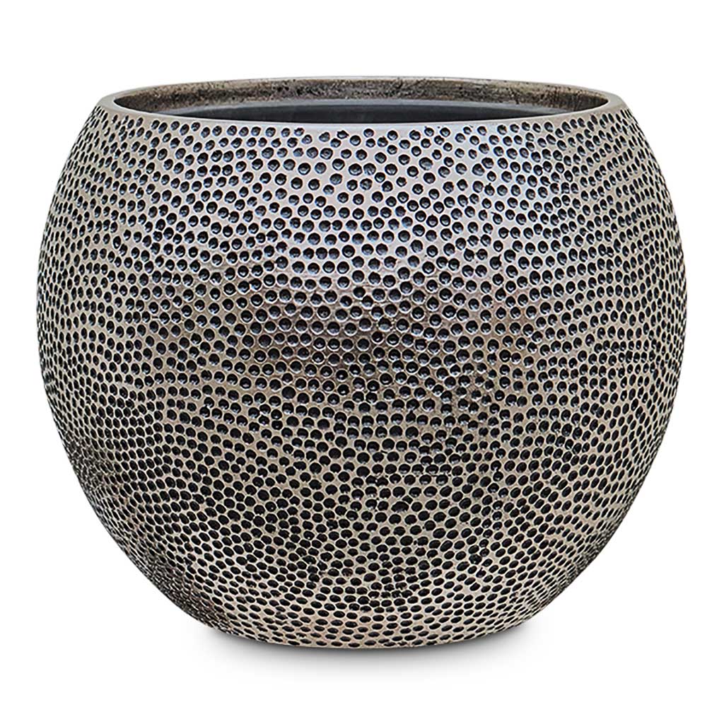 Opus Hit Globe Planter Silver 40x32cm