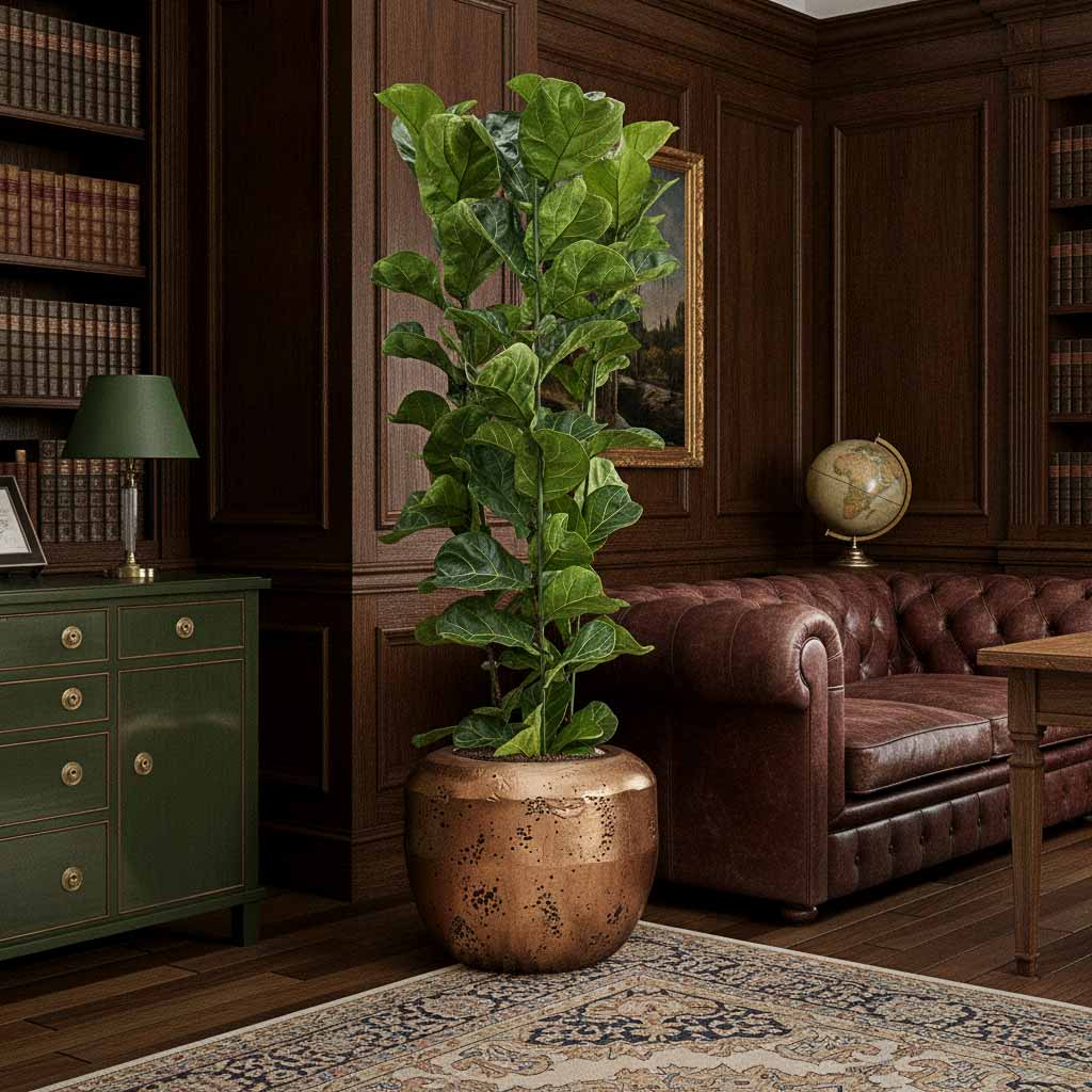 Ficus lyrata Bambino Hydroculture Indoor Plant 3 Stems