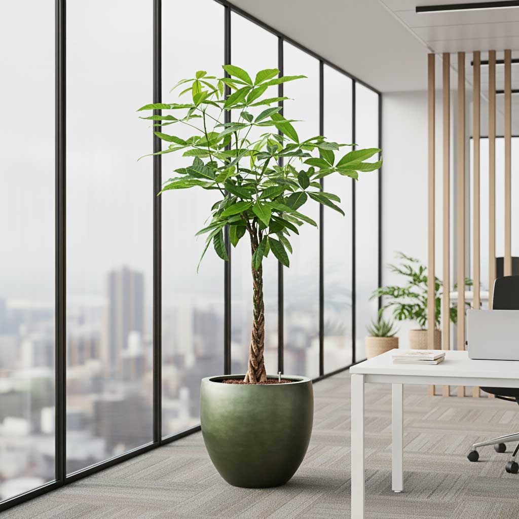 Pachira aquatica Hydroculture Indoor Plant