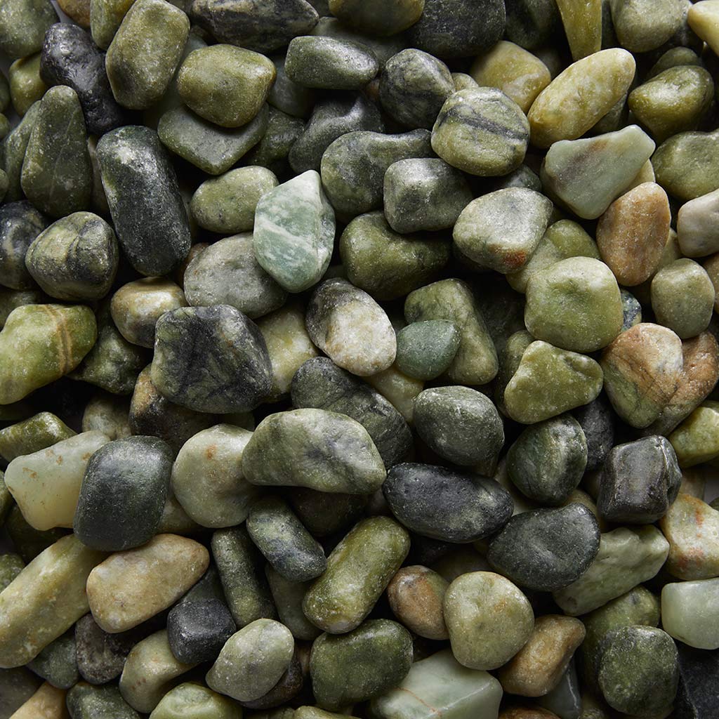 Stone Pot Topper Pouch Pale Basil Premium Decorative Stones 
