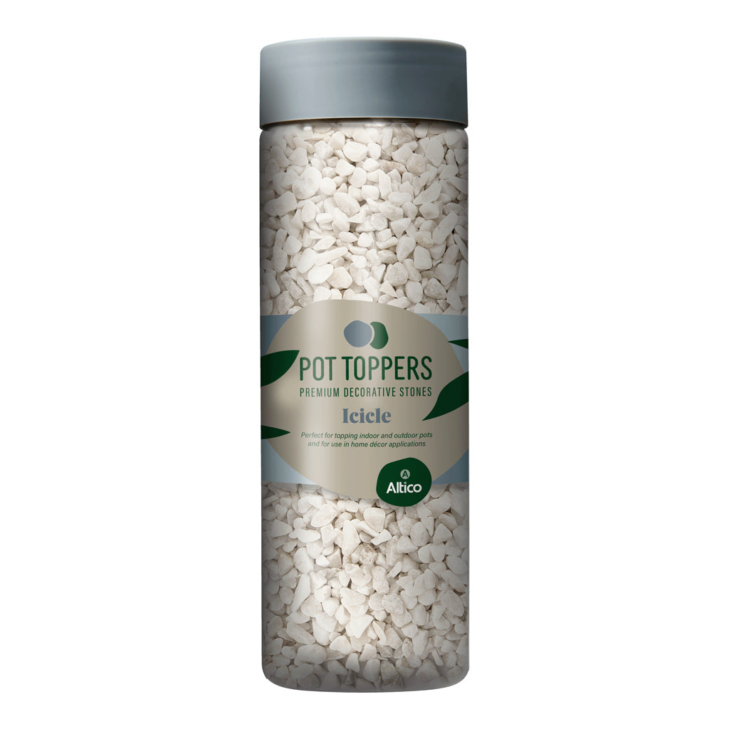 Pebble Pot Topper Jar Icicle Premium Decorative Stones