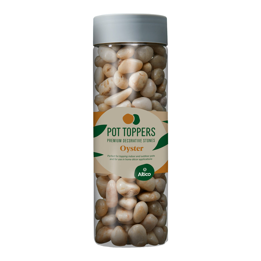 Pebble Pot Topper Jar Oyster Premium Decorative Stones