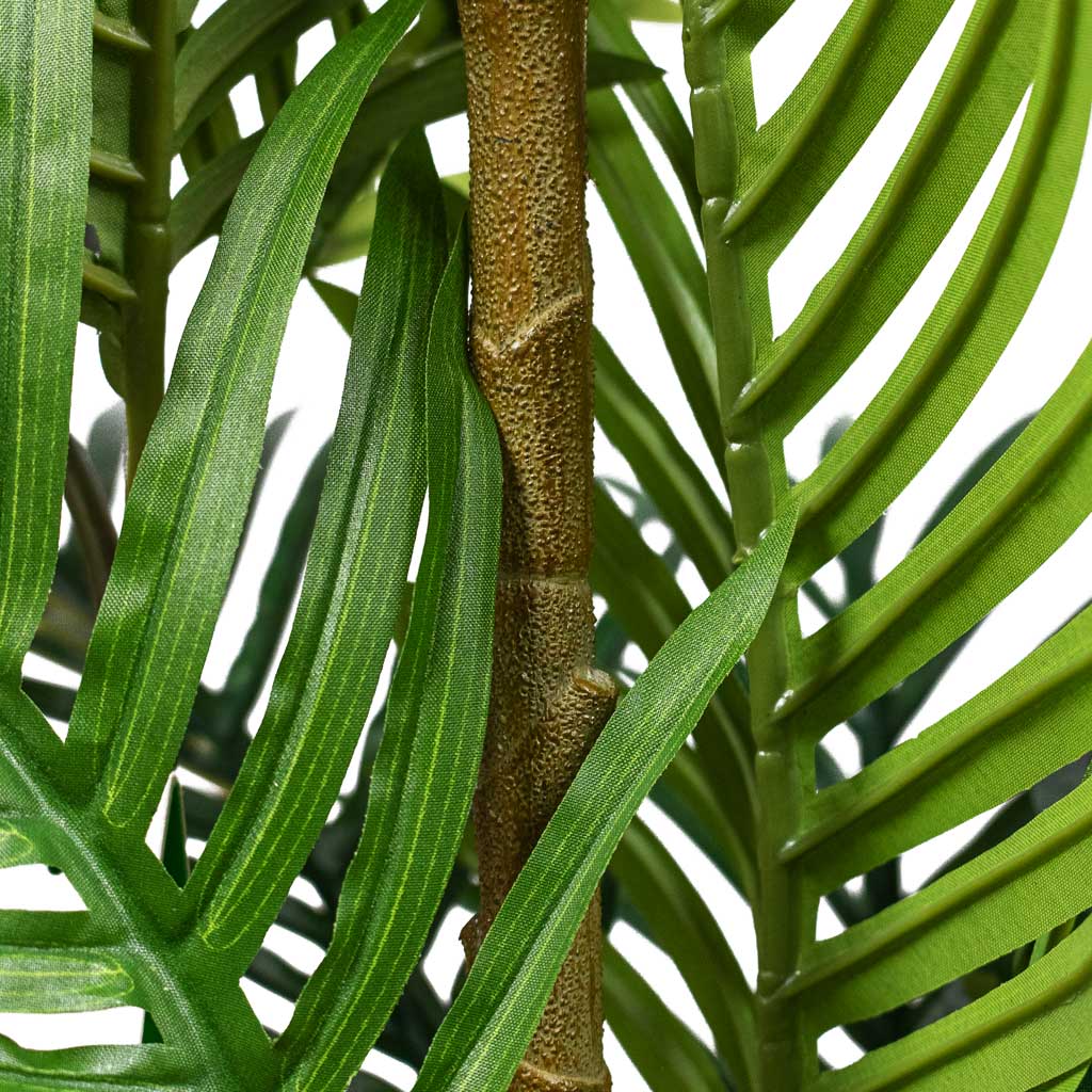 Phoenix Palm Canary Island Data Palm Artificial Stem & Leaves Close Up 