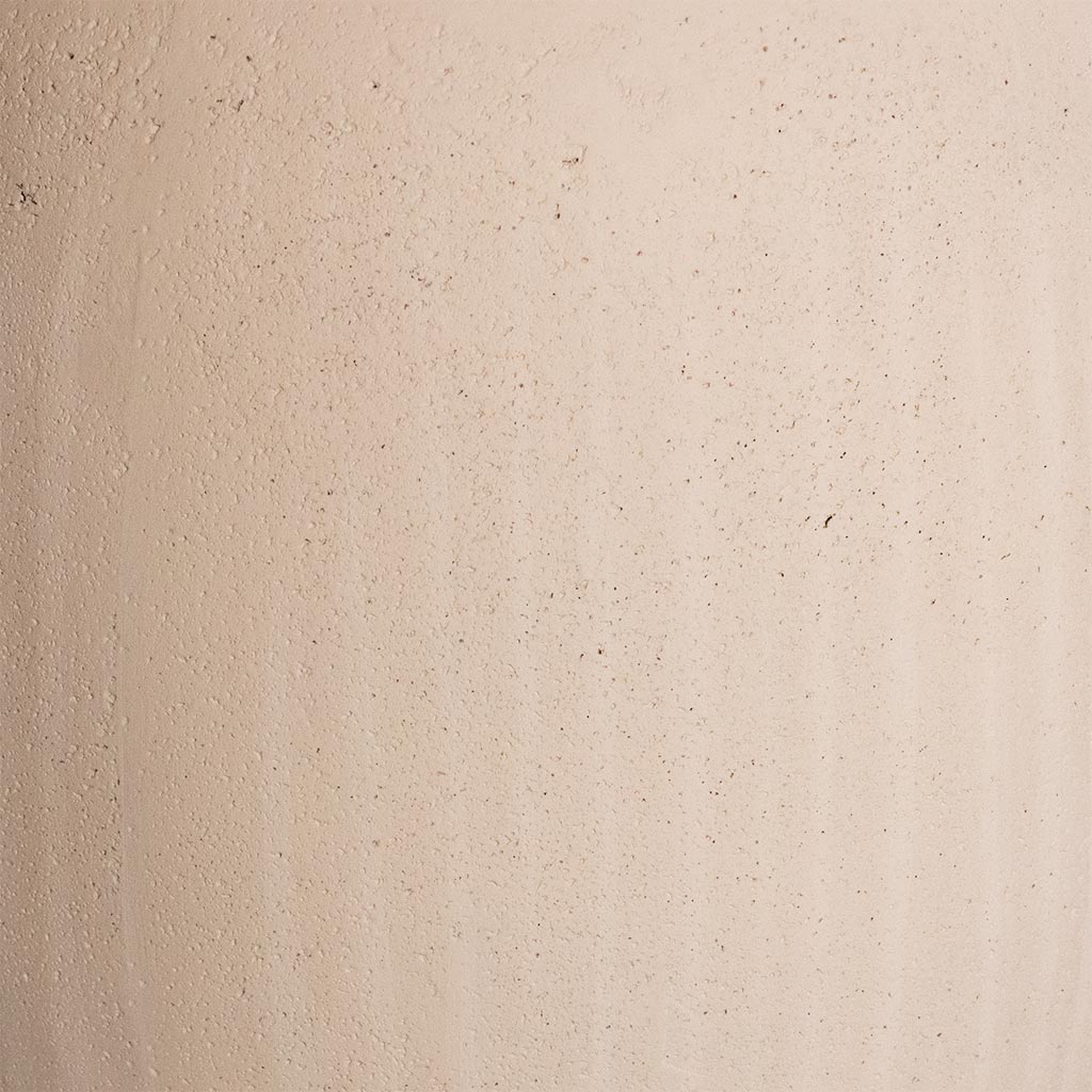 Polystone Coated Plain Balloon Planter - Natural