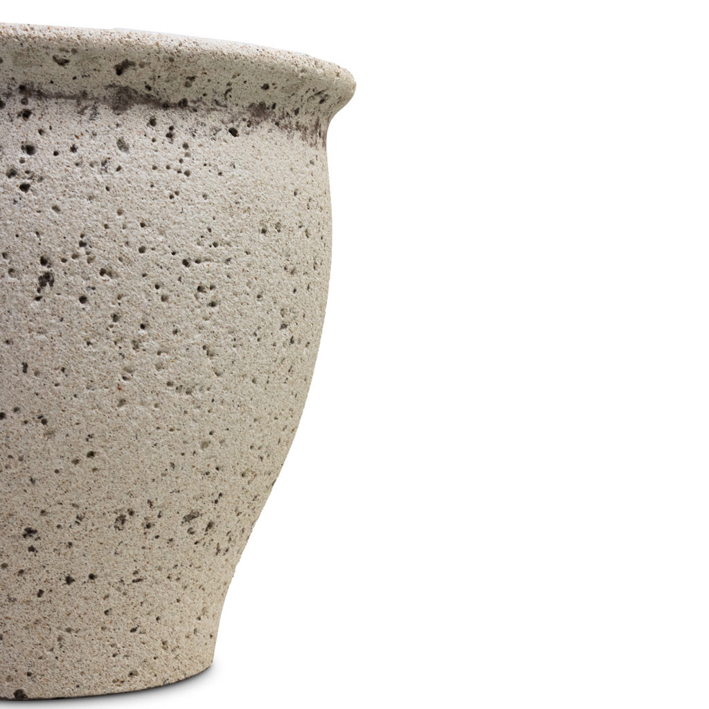 Poseidon Mediterranean Planter - Chalk White Edge