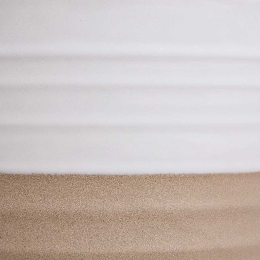 Puro Ripple Plant Pot - White