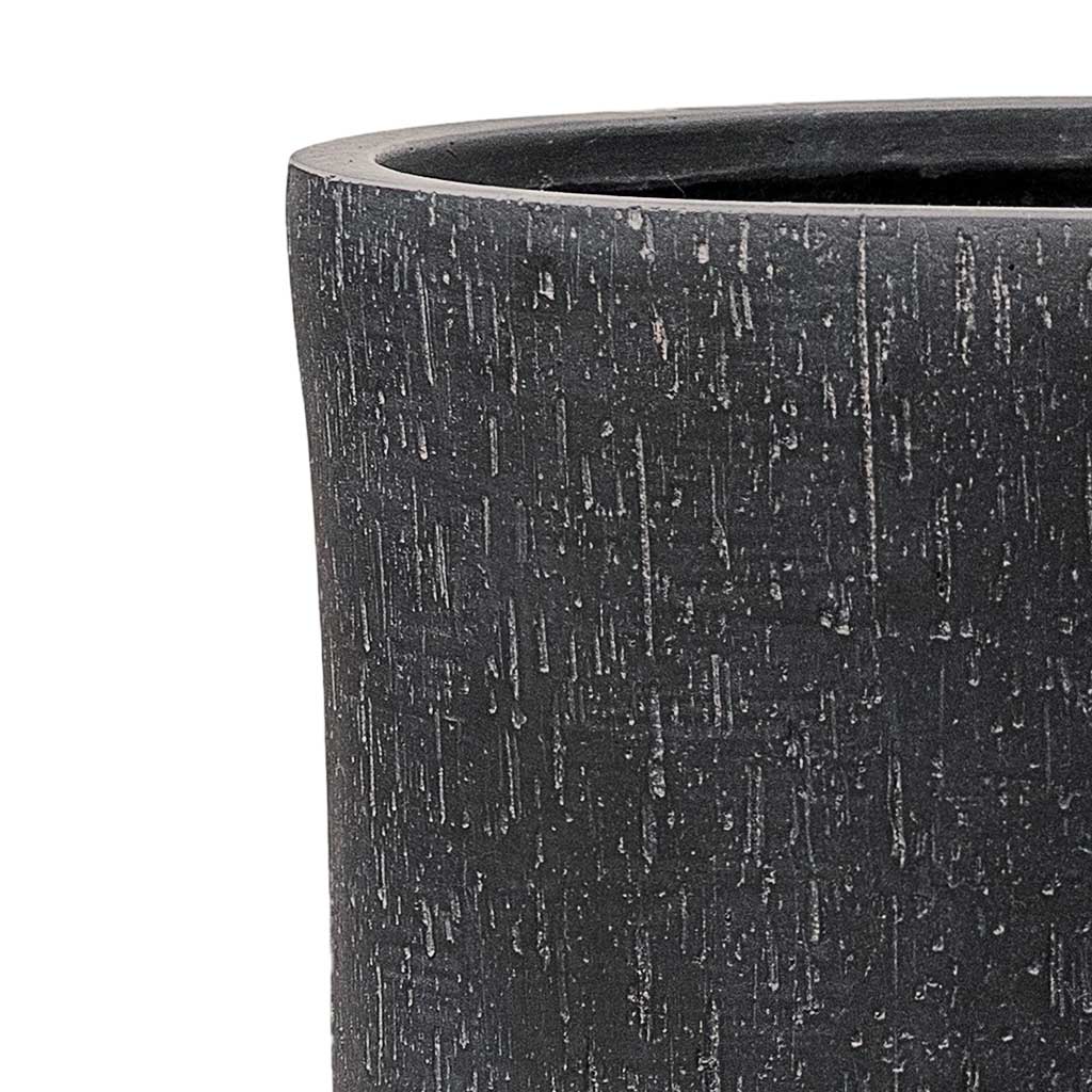 Raindrop Planters Anthracite Textures