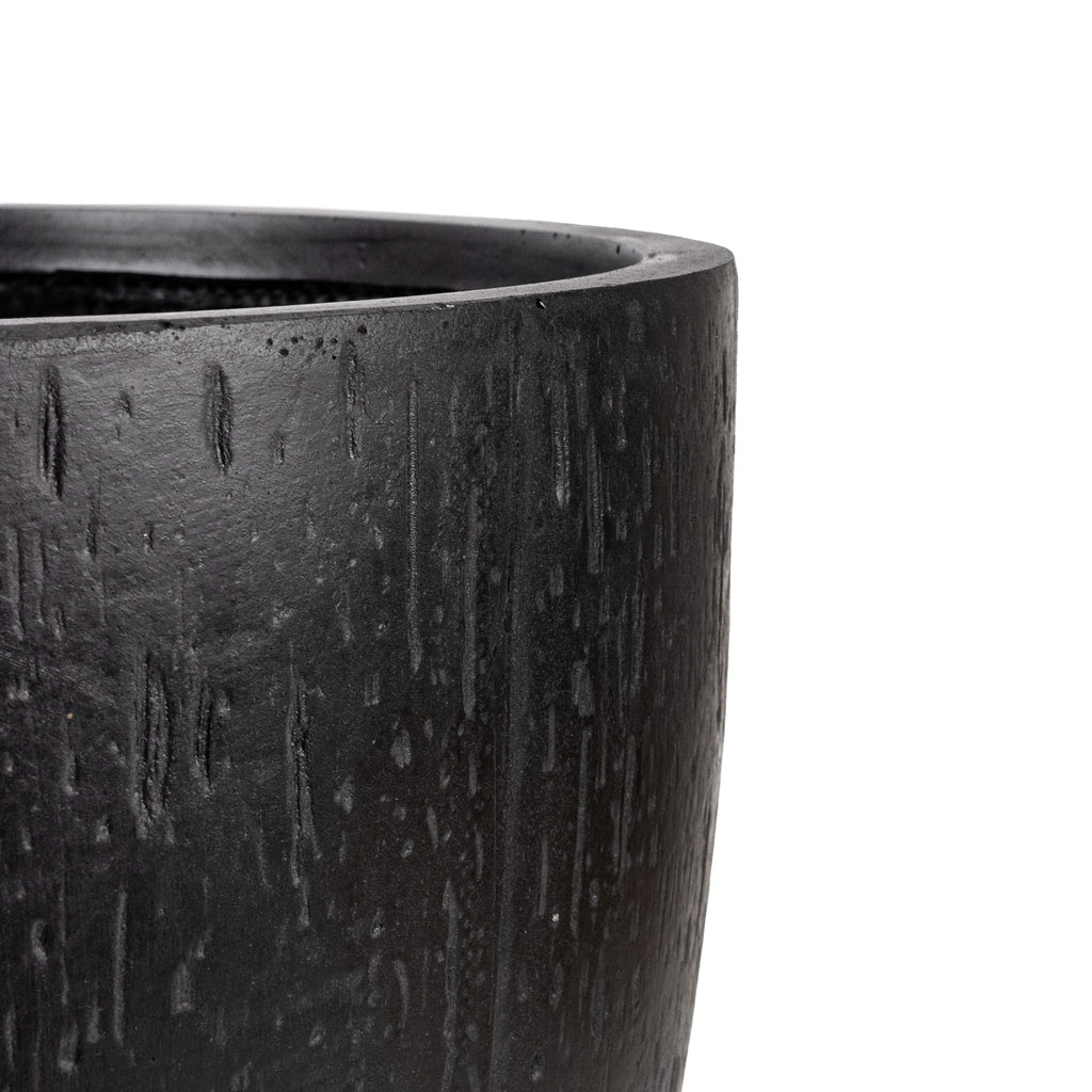 Raindrop Egg Planter - Anthracite - Rim