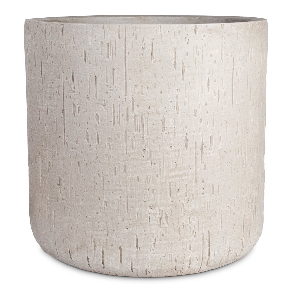 Raindrop Round Planter Stone - 34x32cm