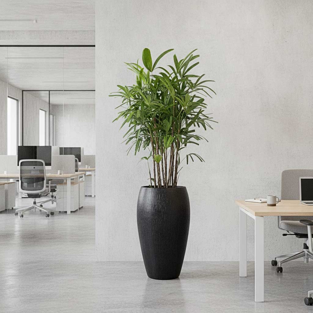 Raindrop Tall Balloon Planter - Anthracite 37cm