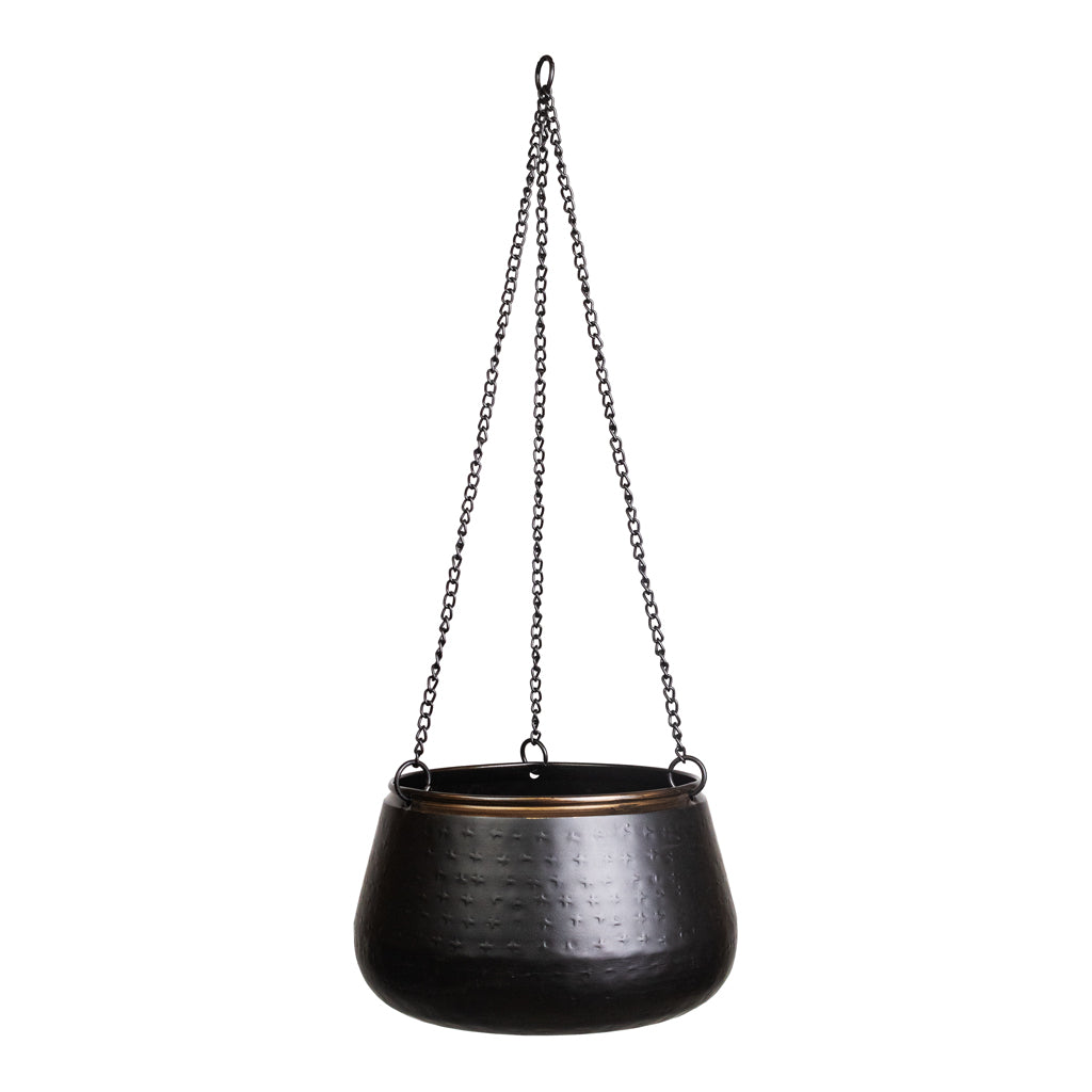 Sahara Hanging Pot Slate - 21x16cm 