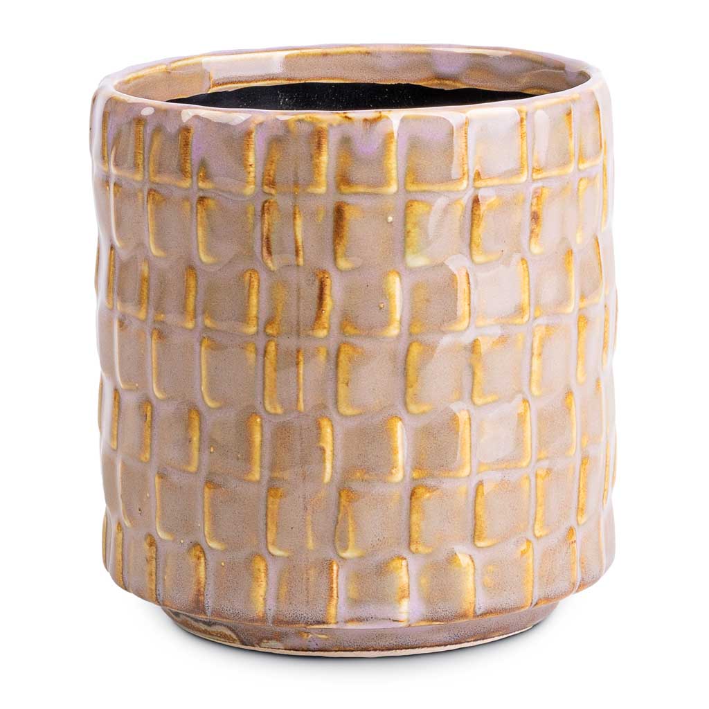 Stian Plant Pot - Soft Nougat - Small