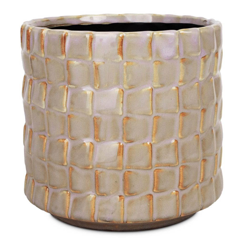 Stian Plant Pot - Soft Nougat Small