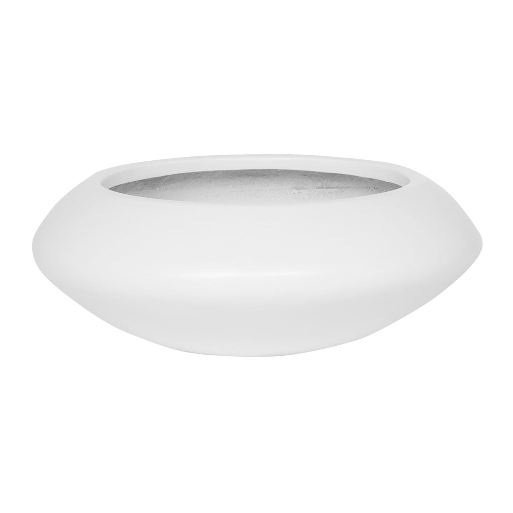 Tara Essentials Bowl Planter - Matt White XL