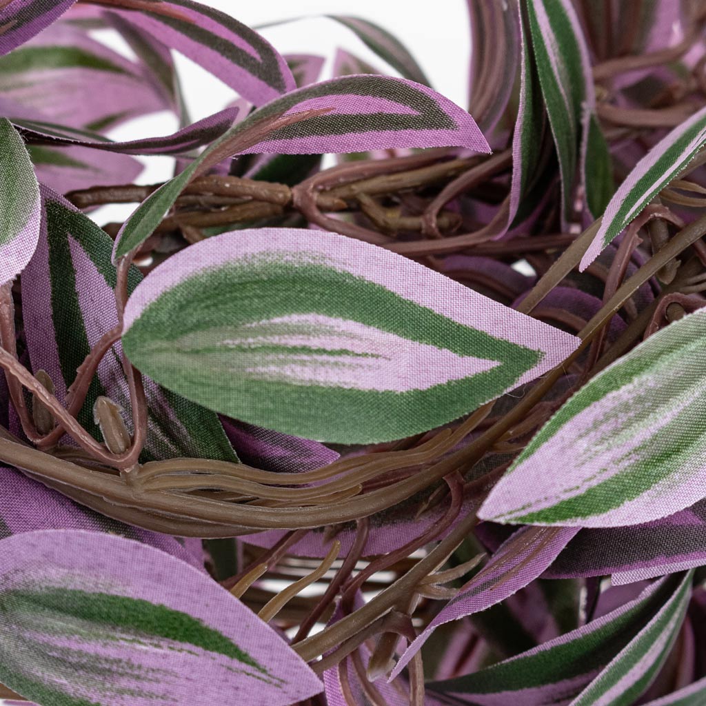 Tradescantia Hanging Bush Artificial Close up