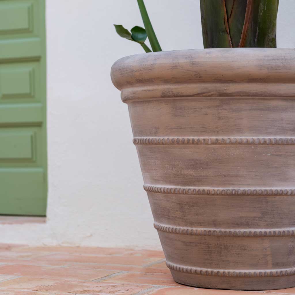 Treasure Selena Planter - Chalk Beige Close Up