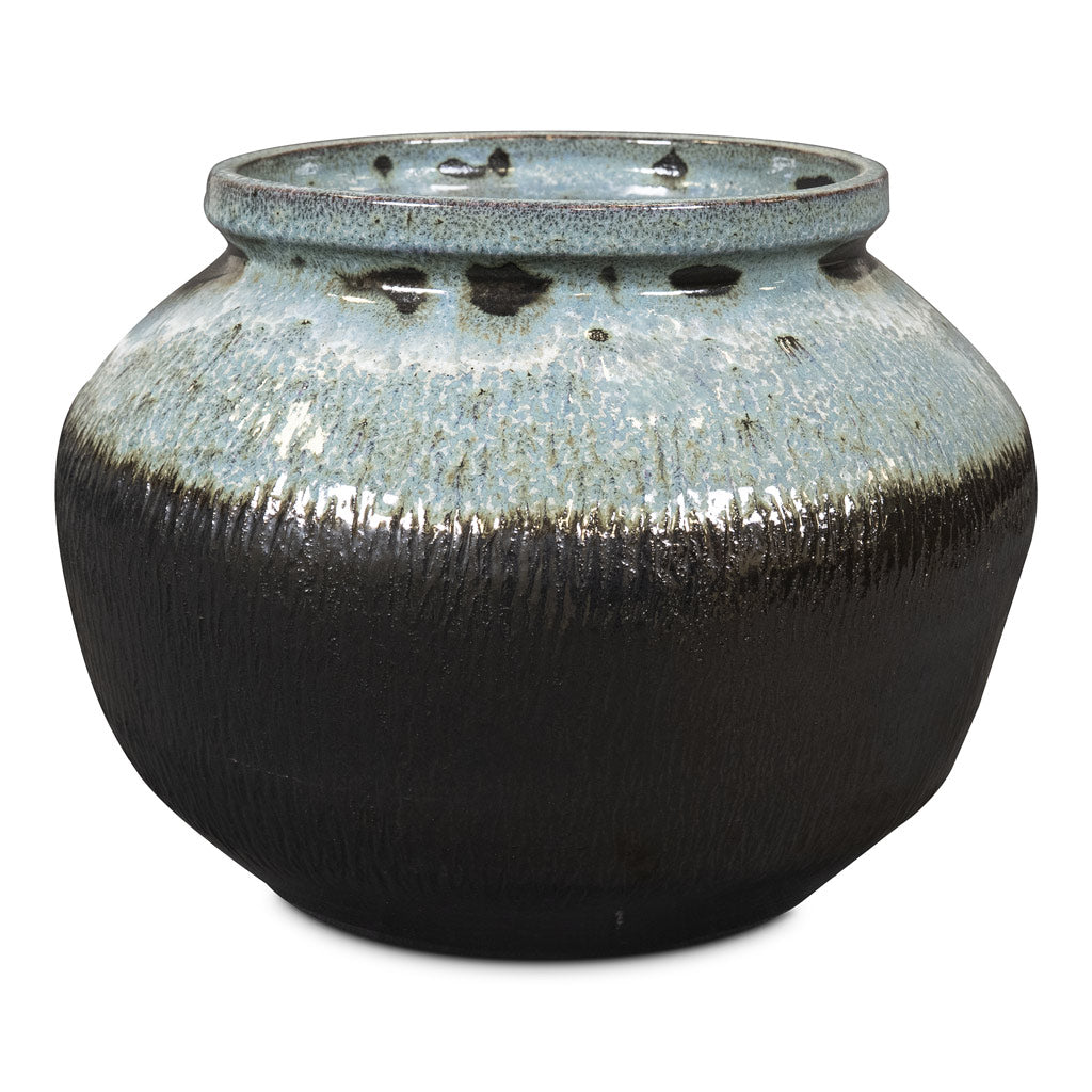 Vita Jar Lead Drip - 27x20cm