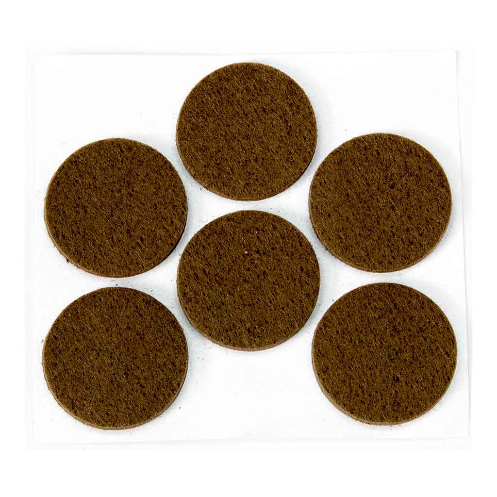 Anti-Scratch Felt Pads - Pack of 6 x 33mm