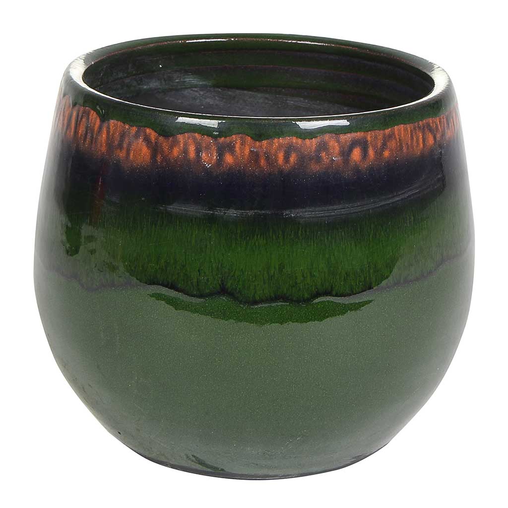 Charlotte Plant Pot - Green - Medium