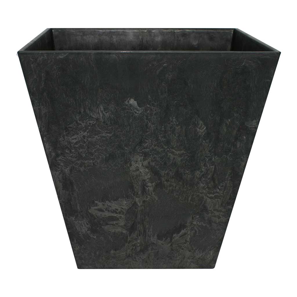 Ella Artstone Plant Pot - Black