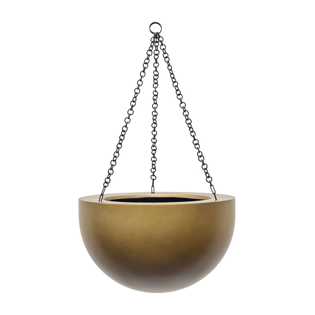 Gradient Hanging Plant Bowl - Matt Honey