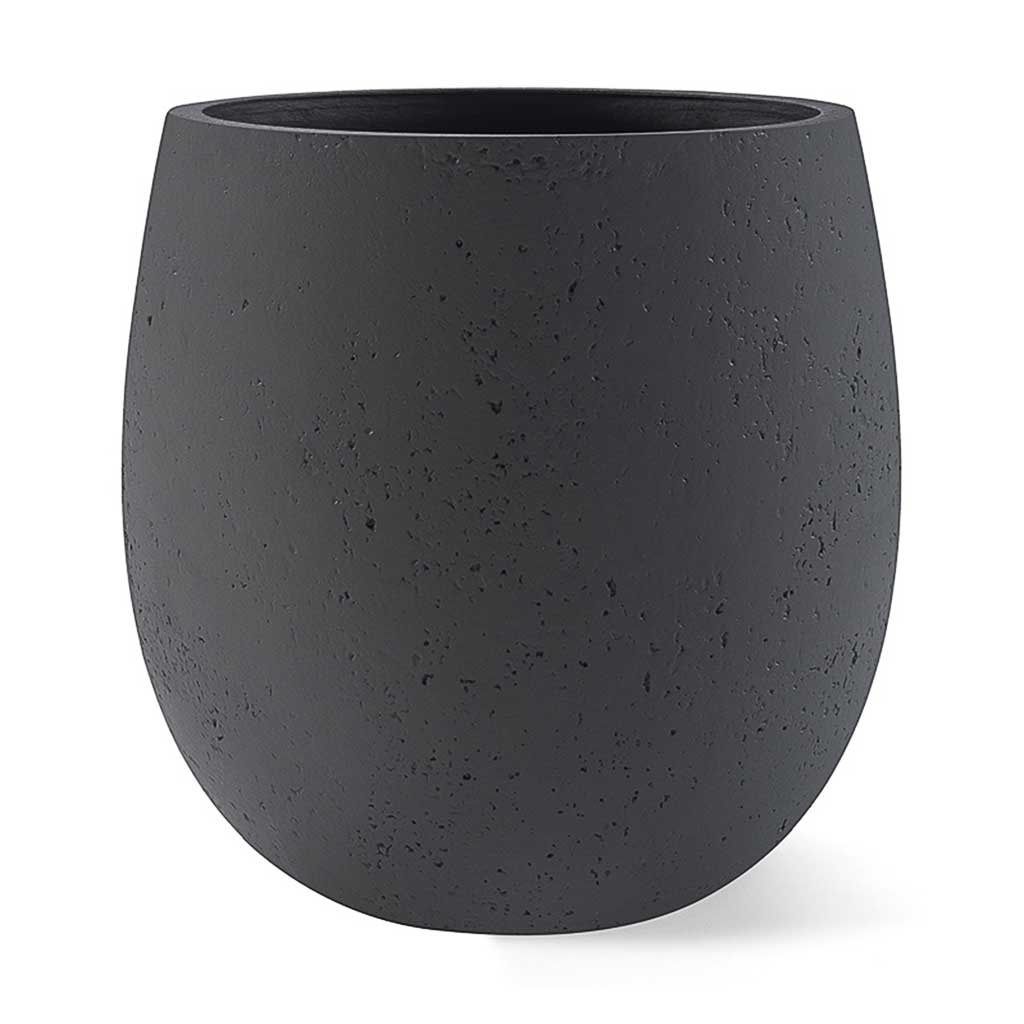 Grigio Balloon Planter - Anthracite Concrete