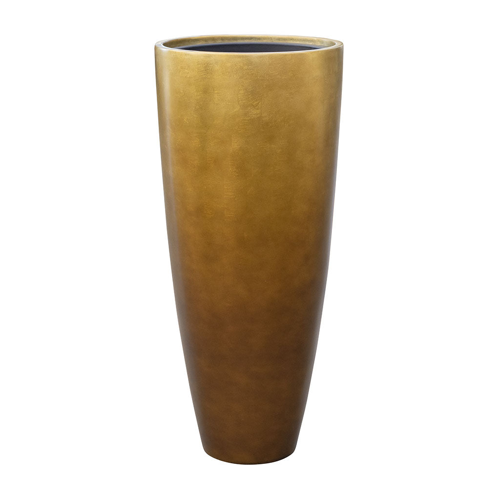 Metallic Partner Planter - Matt Honey 40 x 90cm