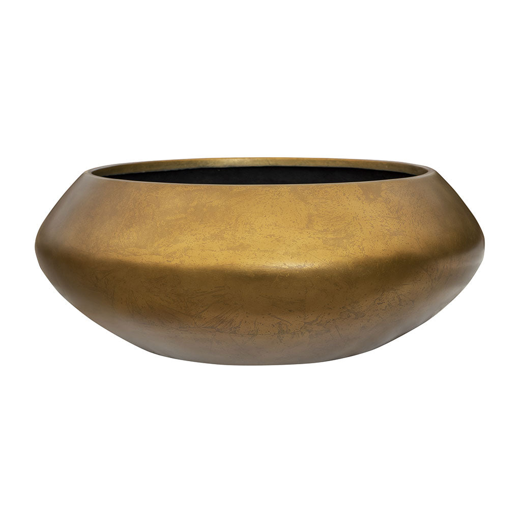 Metallic UFO Plant Bowl - Matt Honey