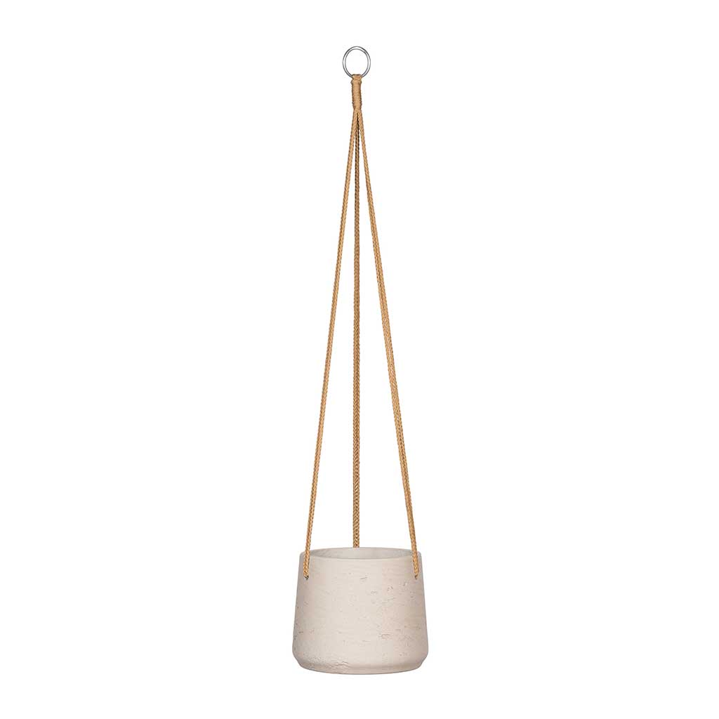 Patt Hanging Plant Pot - Grey Washed - Small