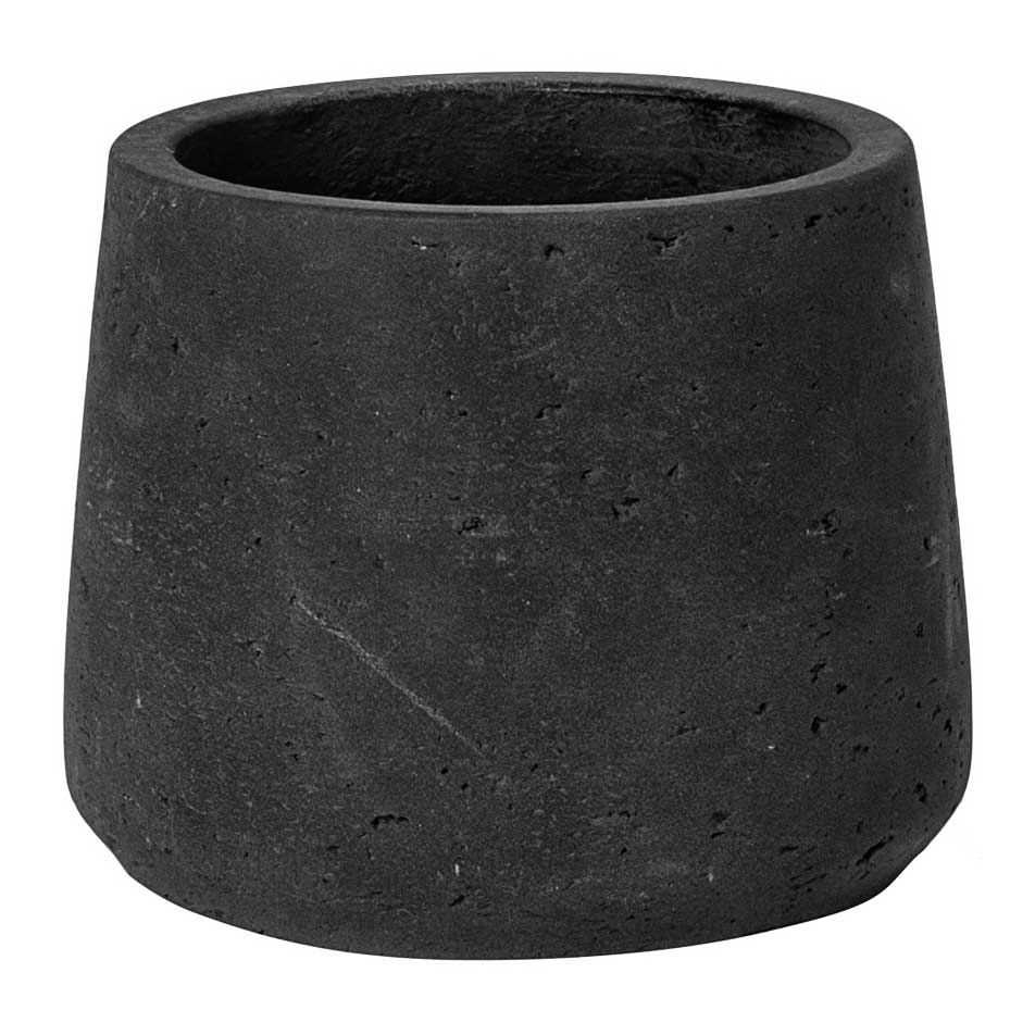Patt Plant Pot - Black Washed XS