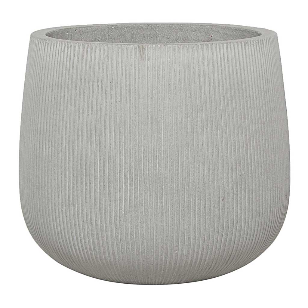 Pax Planter - Ridged Cement XL
