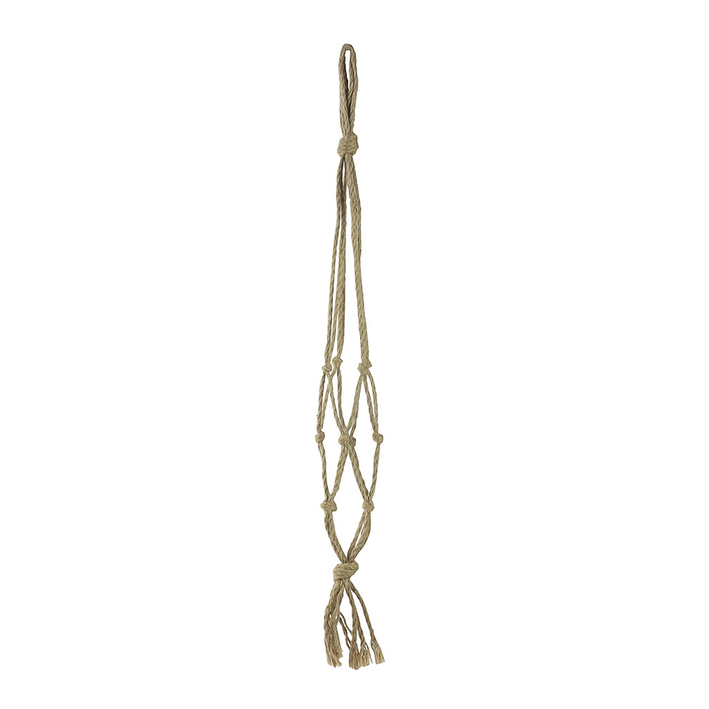 Plant Pot Hanging Rope with Indoor Plant Pot & Houseplant