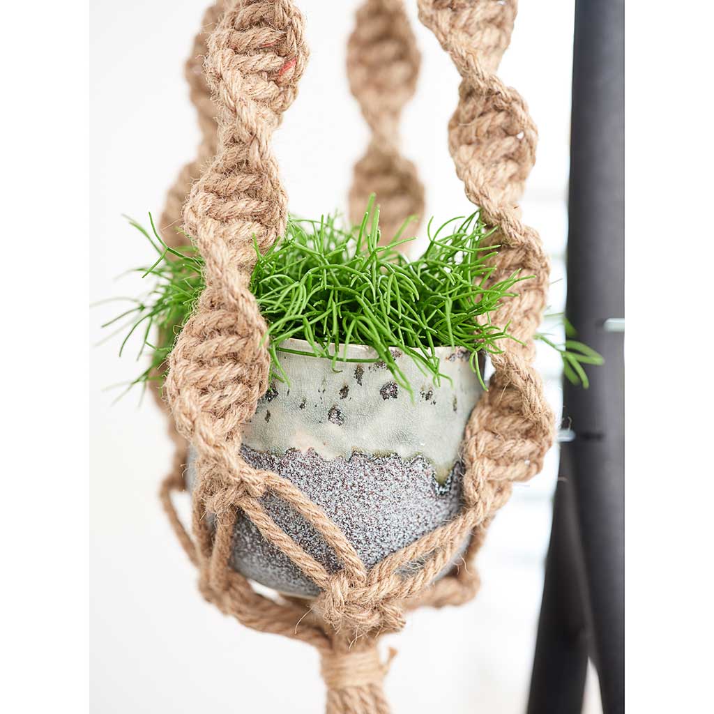 Macrame Plant Pot Jute Hanging Rope - Mara