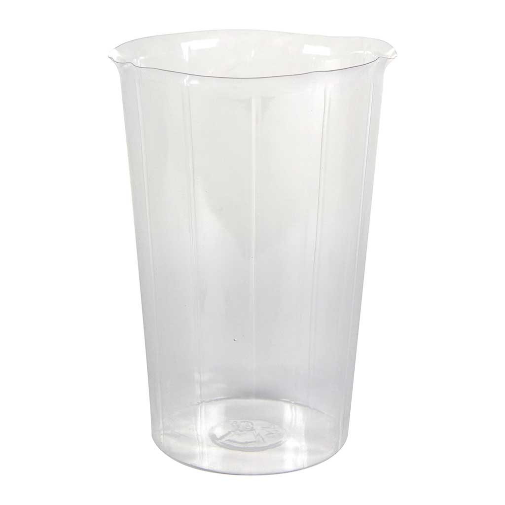 Plant Vase Inlay Liner - Clear - 15 x 22cm