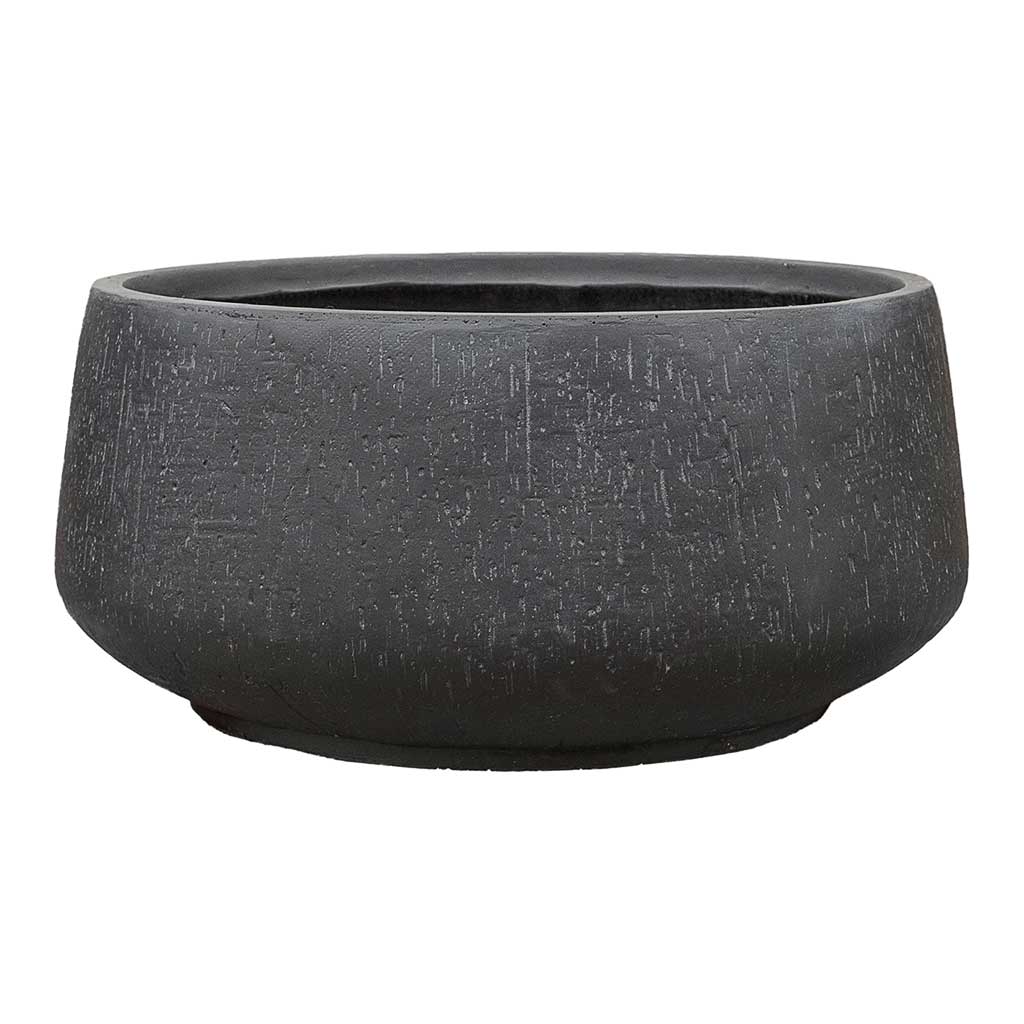 Raindrop Bowl Planter - Anthracite 44cm