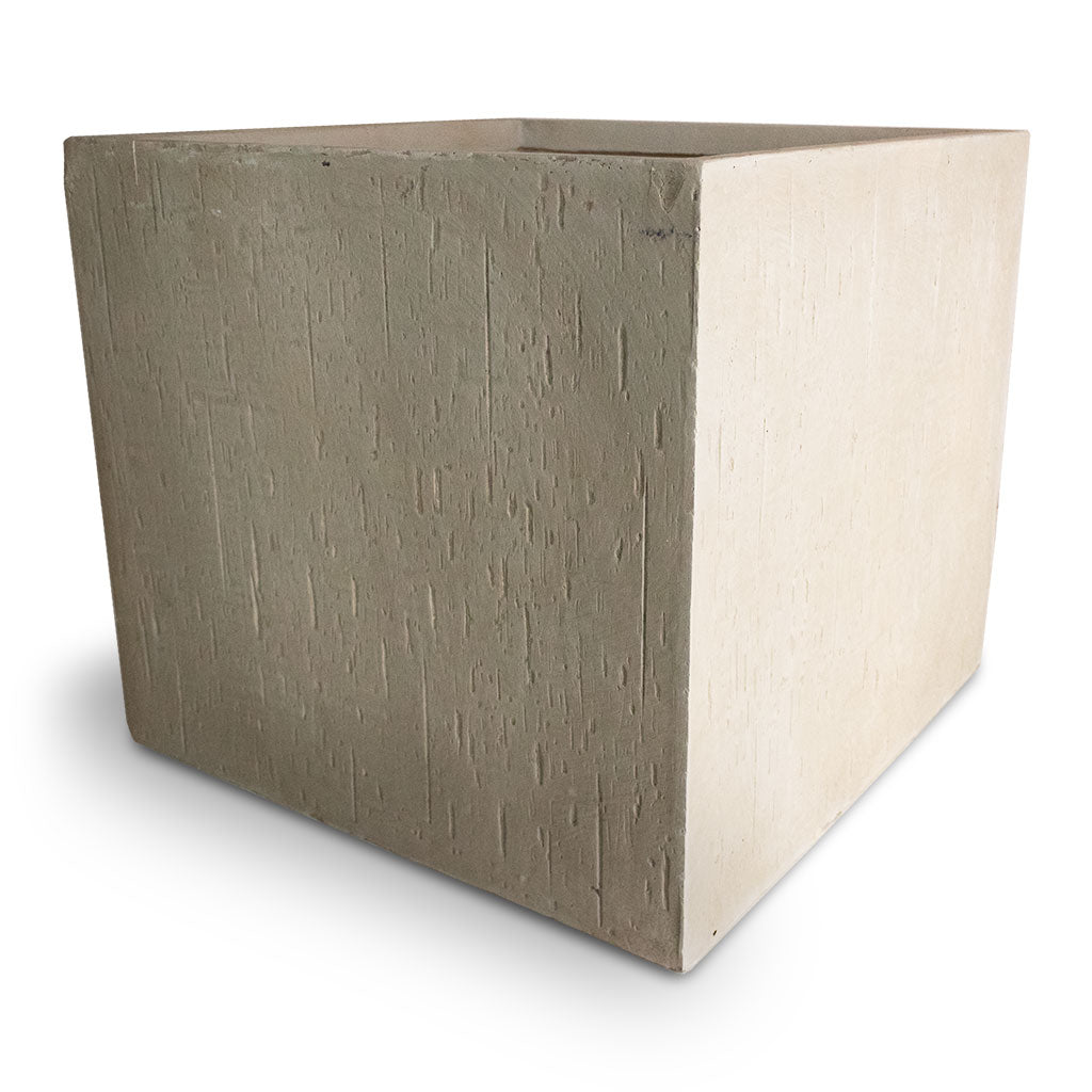 Raindrop Cube Planter - Stone