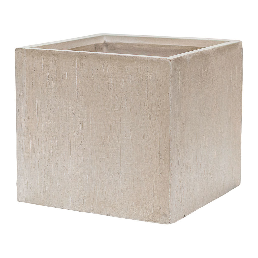 Raindrop Cube Planter Stone