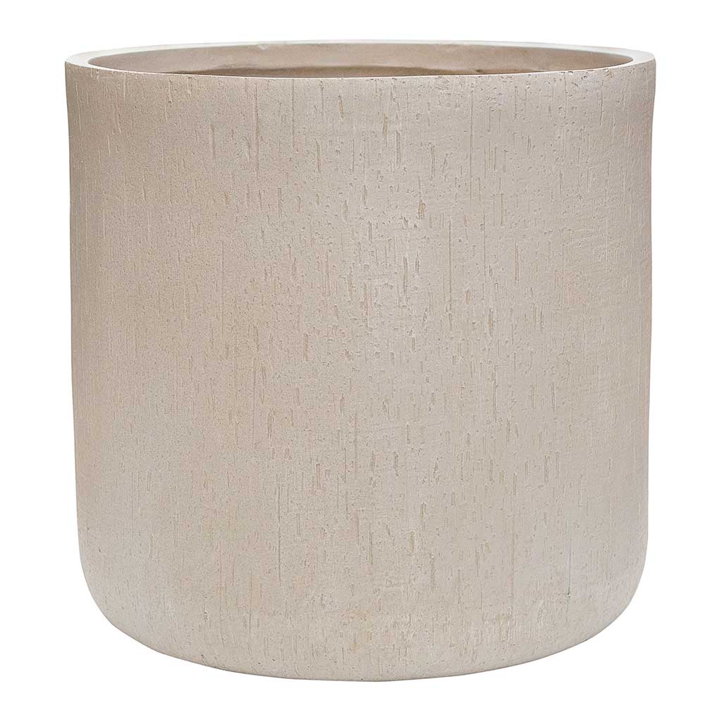 Raindrop Round Planter - Stone 51cm