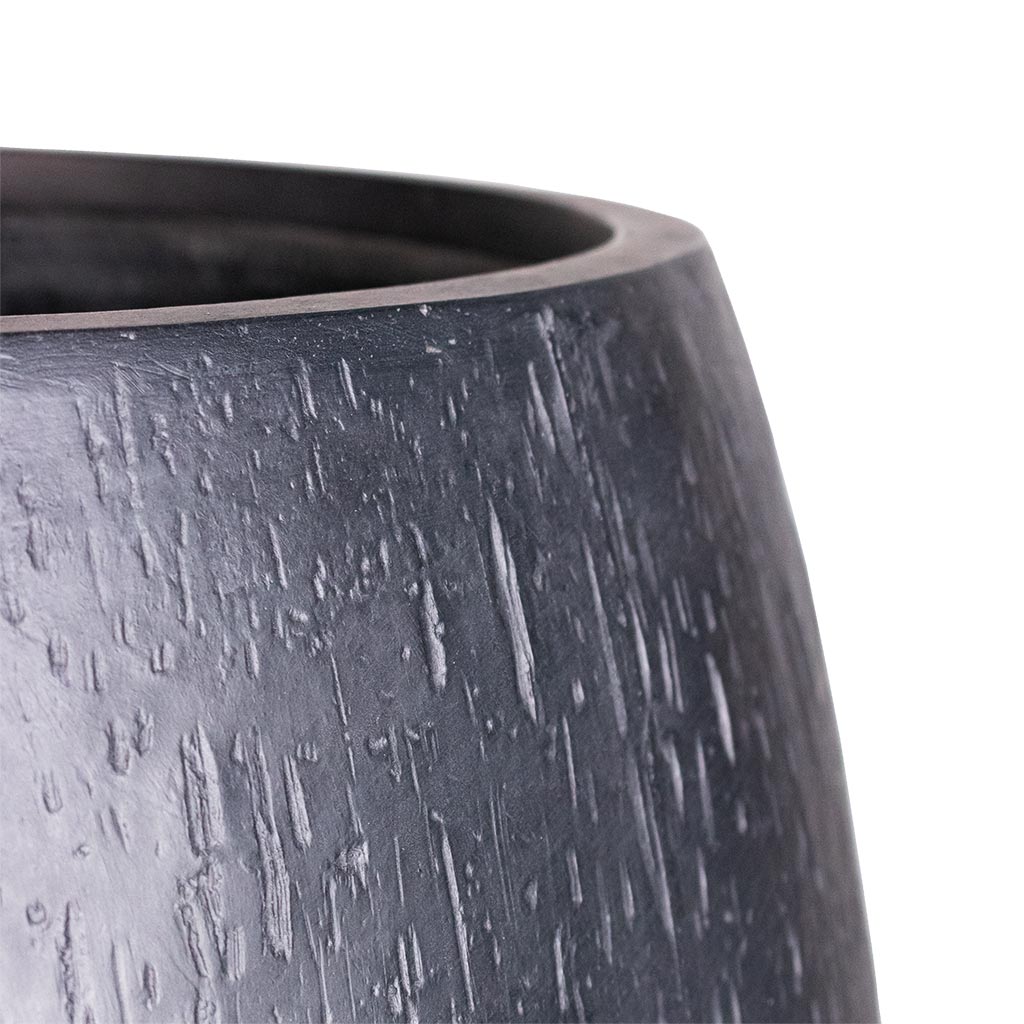 Raindrop Tall Balloon Planter - Anthracite Corner